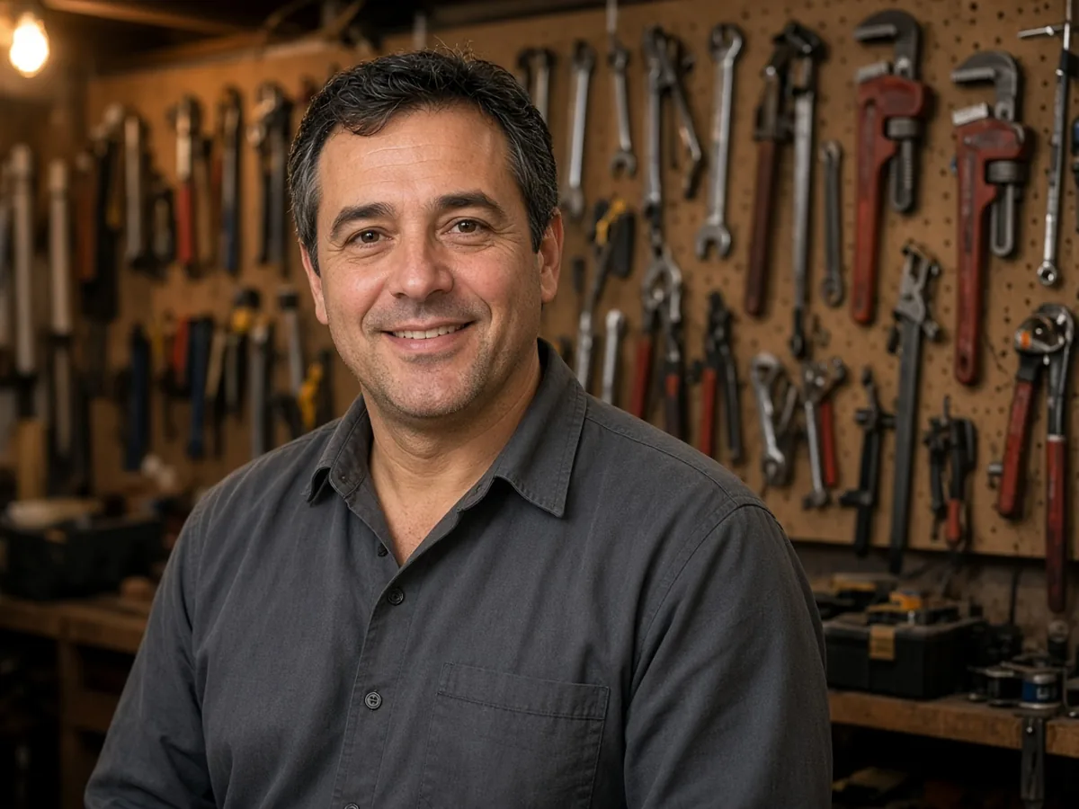 Mike Sabatino, co-founder, at work (fictional person)